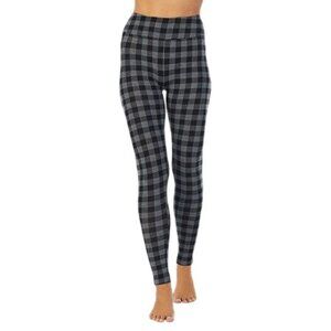 Cuddl Duds Softwear with Stretch High Waist Leggings Tonal Buffalo XS